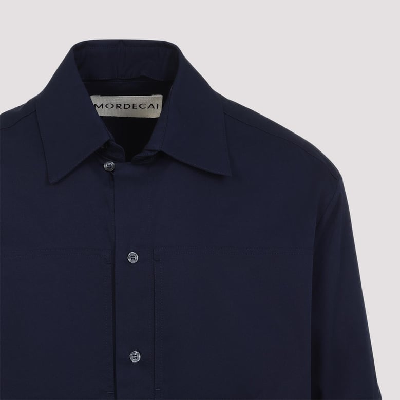 pocket collar shirt by Selfnex