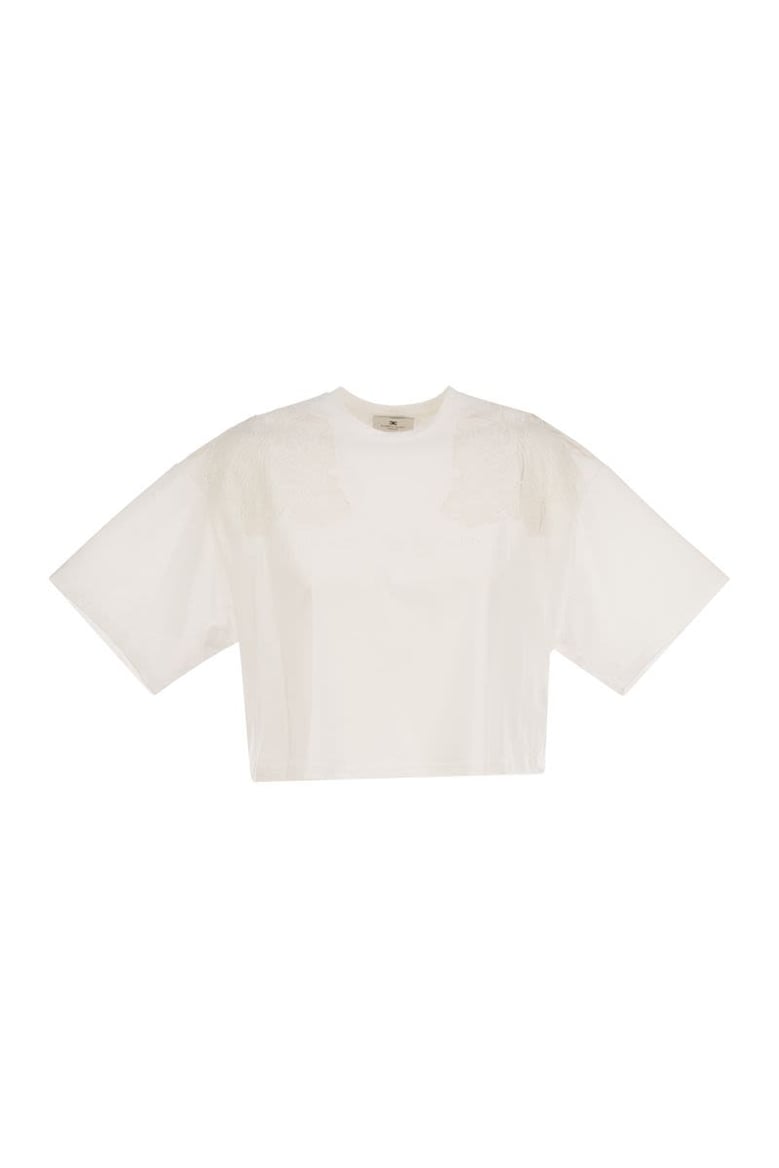 boxy cut jersey t-shirt by Selfnex