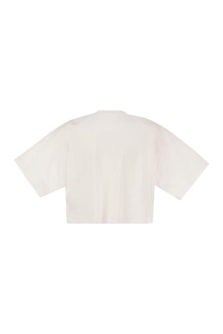 boxy cut jersey t-shirt by Selfnex