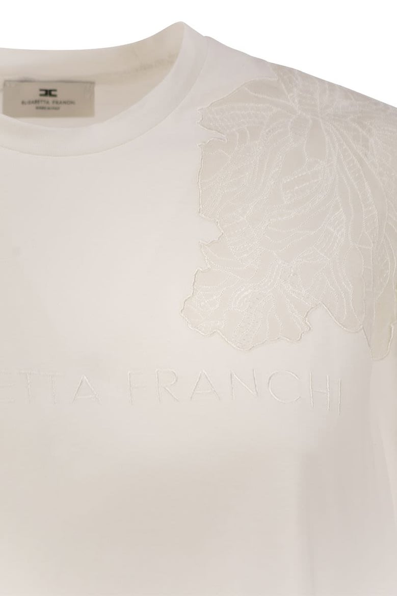 boxy cut jersey t-shirt by Selfnex