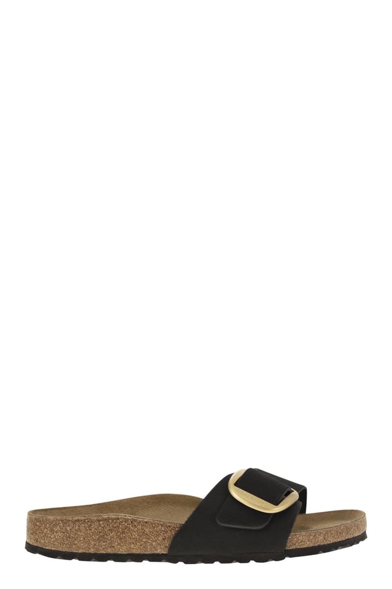 madrid big buckle - flat sandal by Selfnex