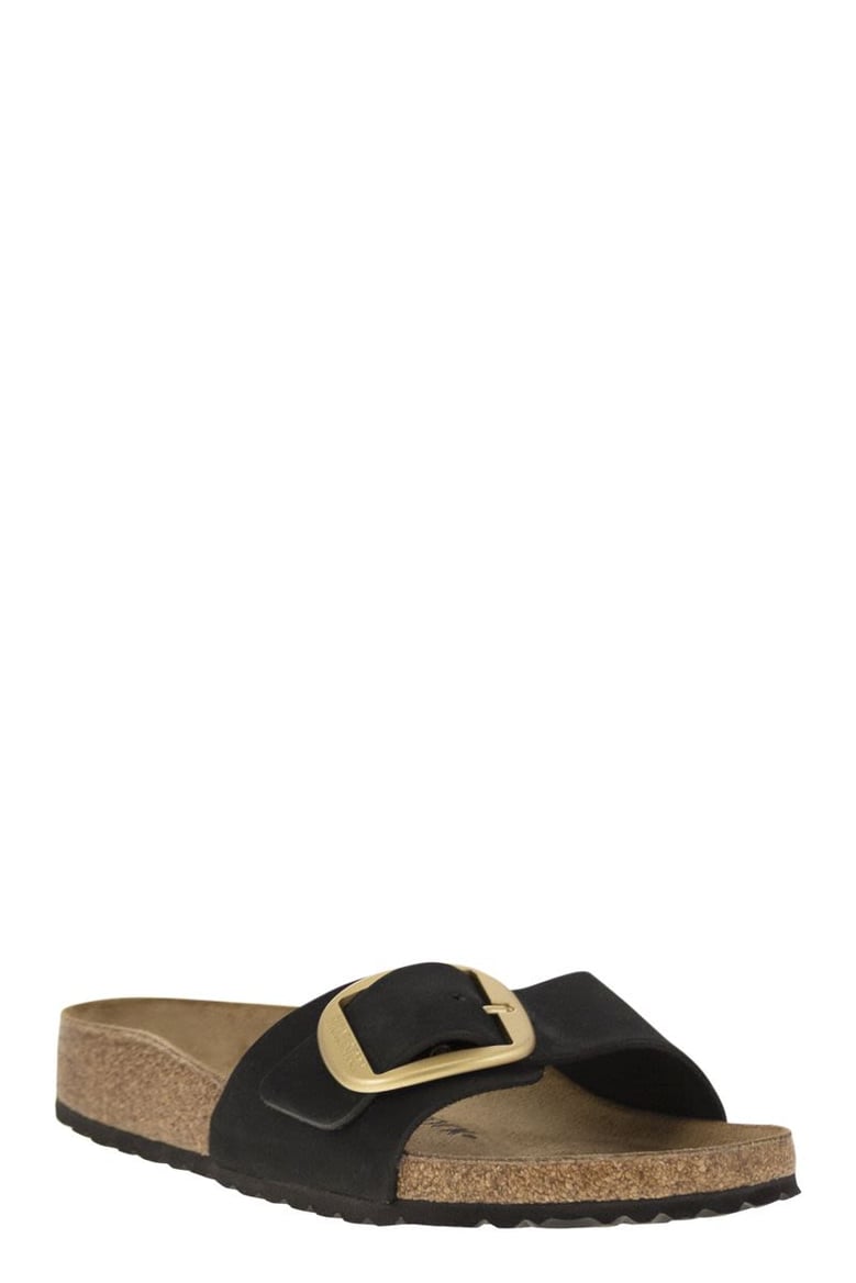 madrid big buckle - flat sandal by Selfnex