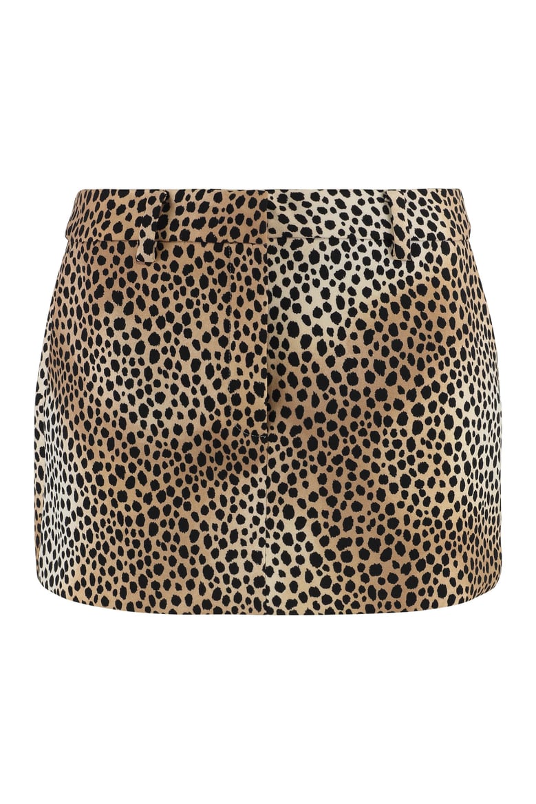 printed mini-skirt by Selfnex