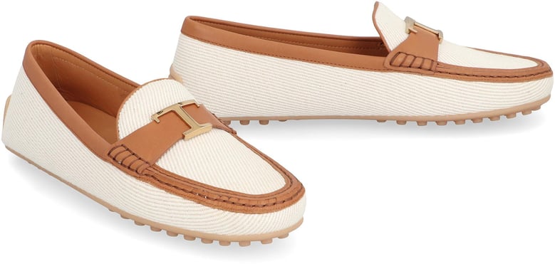 city gommino fabric loafers by Selfnex