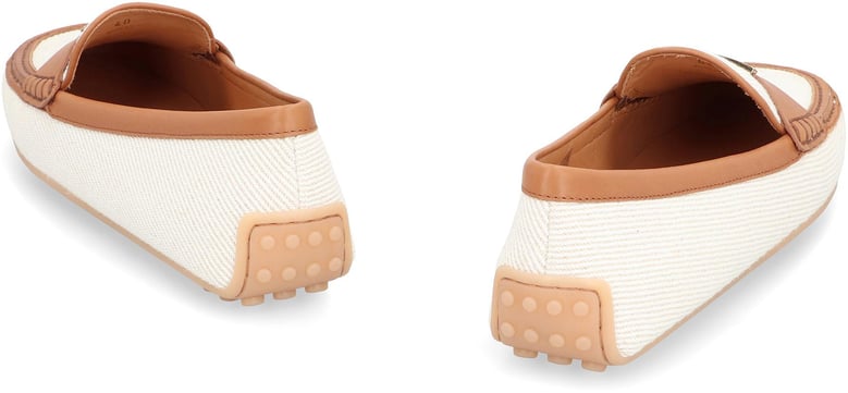 city gommino fabric loafers by Selfnex