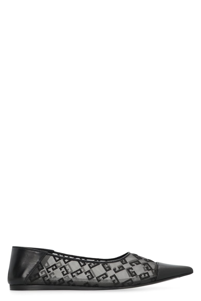 4g pointy-toe ballet flats by Selfnex