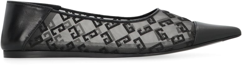 4g pointy-toe ballet flats by Selfnex