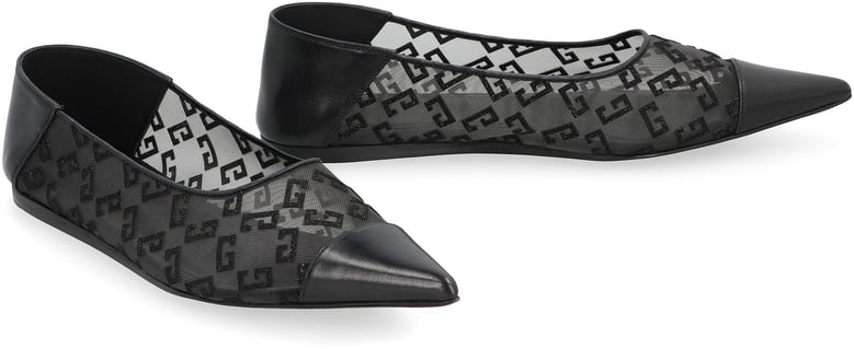 4g pointy-toe ballet flats by Selfnex