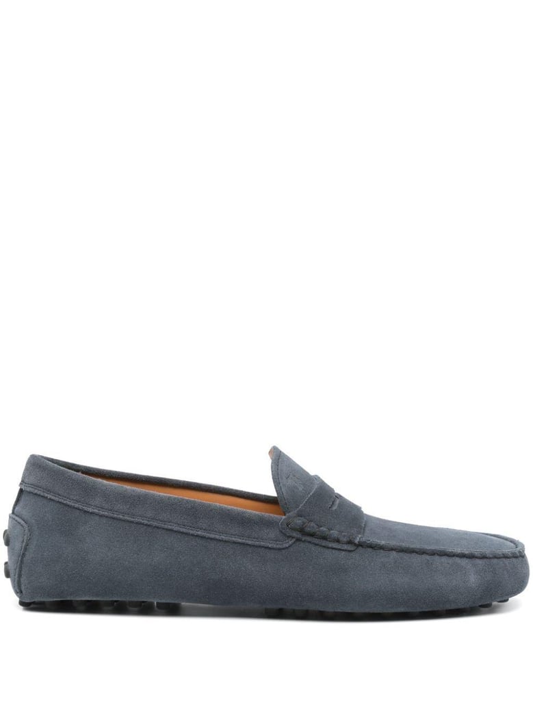 rubber moccasin in suede leather by Selfnex