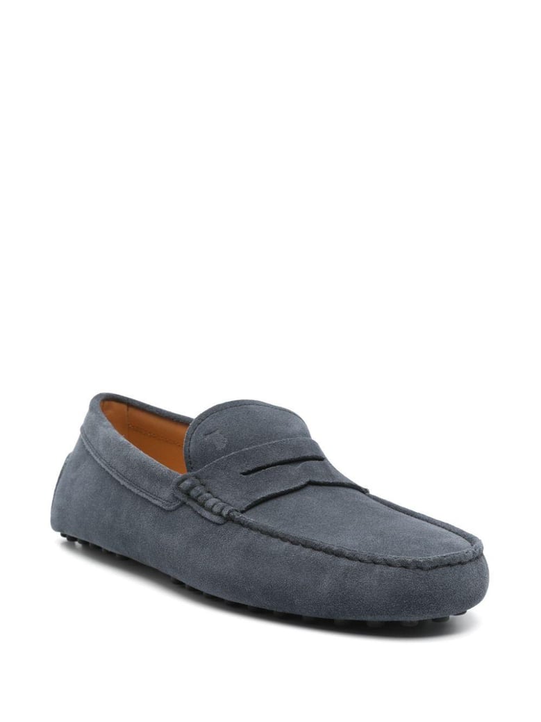 rubber moccasin in suede leather by Selfnex