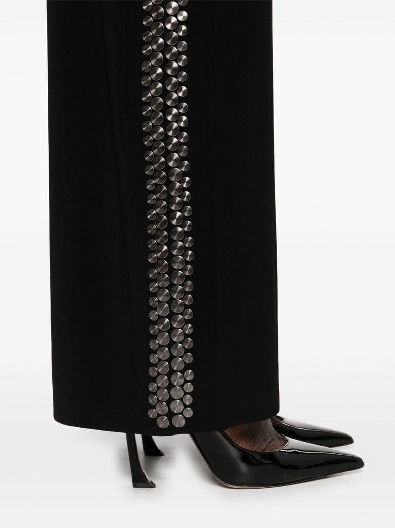 studded long jumpsuit by Selfnex