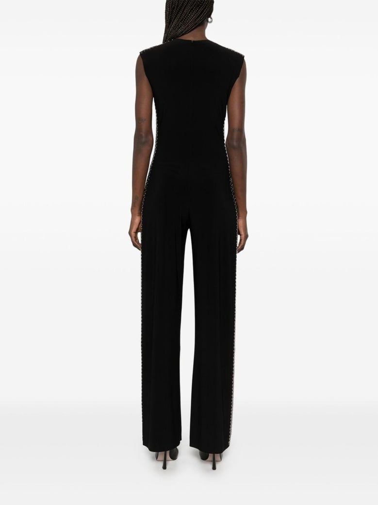 studded long jumpsuit by Selfnex
