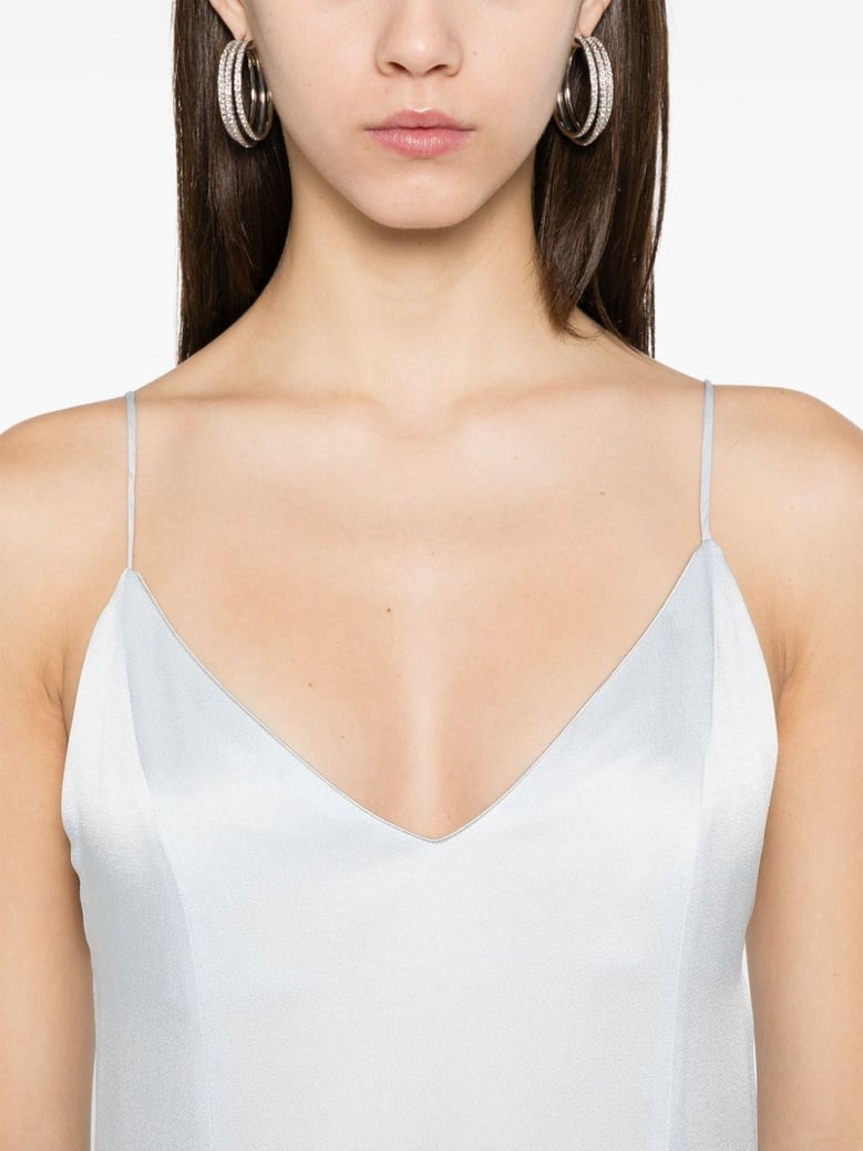 satin midi slipdress by Selfnex