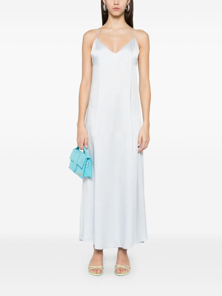 satin midi slipdress by Selfnex