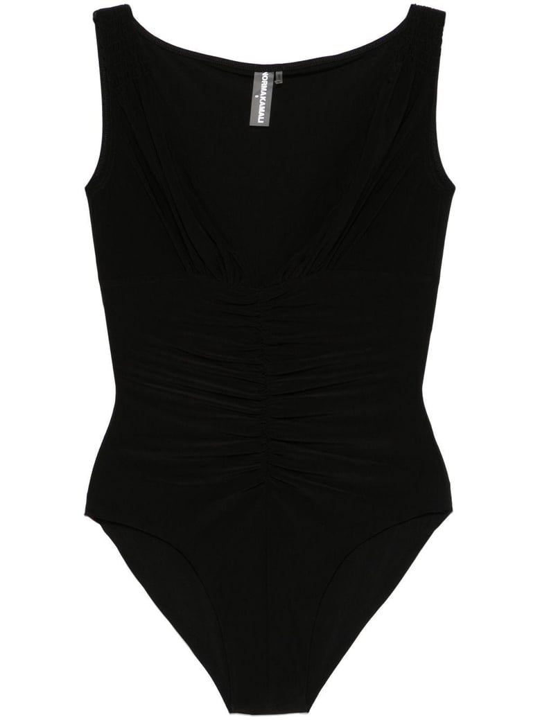 v-necked bodysuit by Selfnex