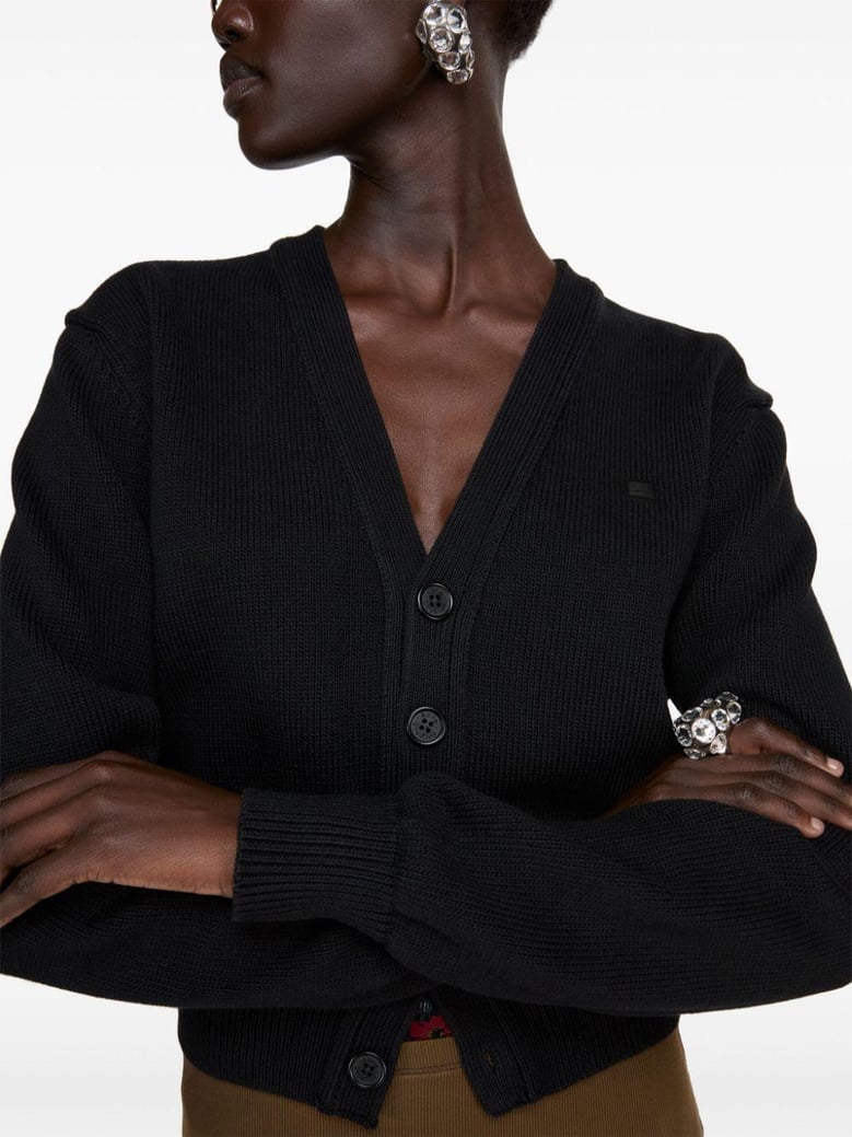 v neckline cardigan by Selfnex