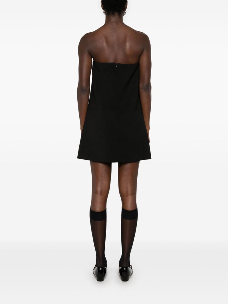bow detail mini dress by Selfnex