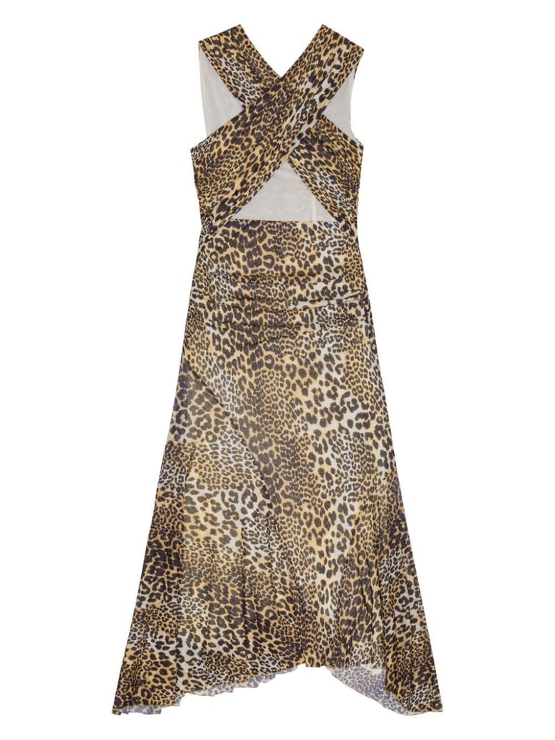 leopard print midi dress by Selfnex