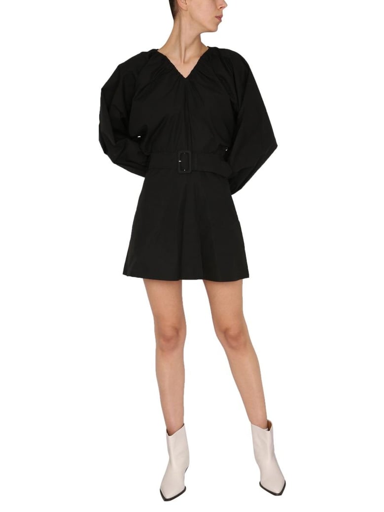 balloon sleeves dress by Selfnex