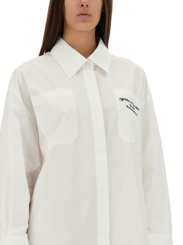 oversized poplin shirt by Selfnex