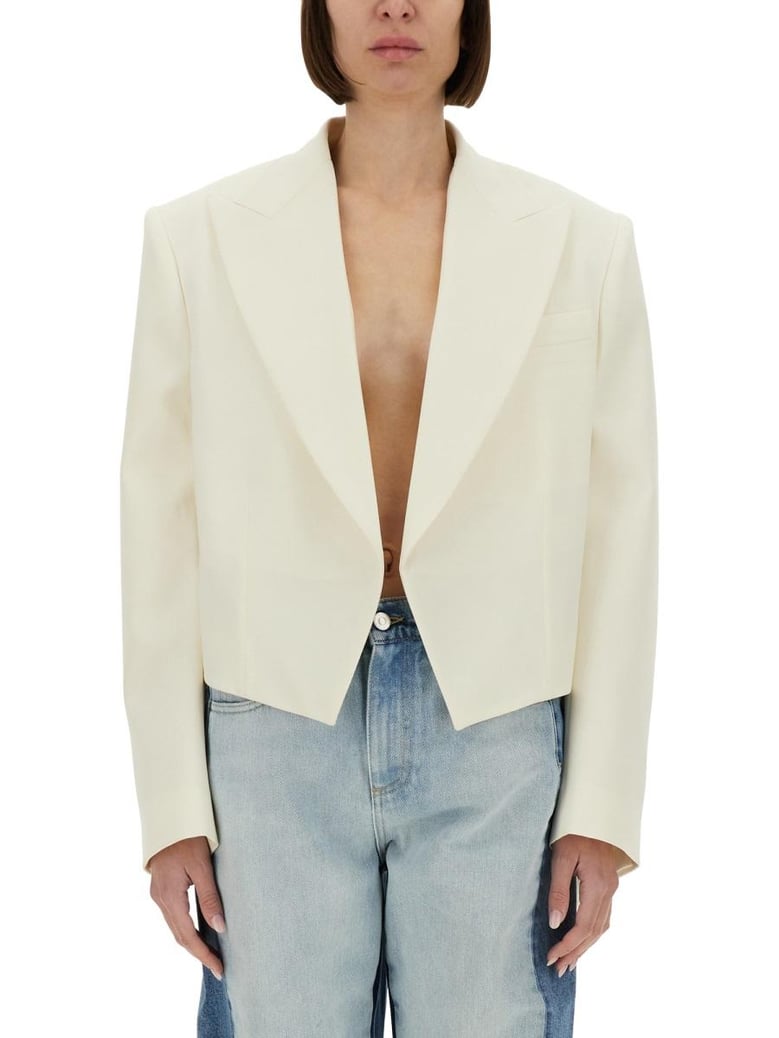 cropped blazer by Selfnex