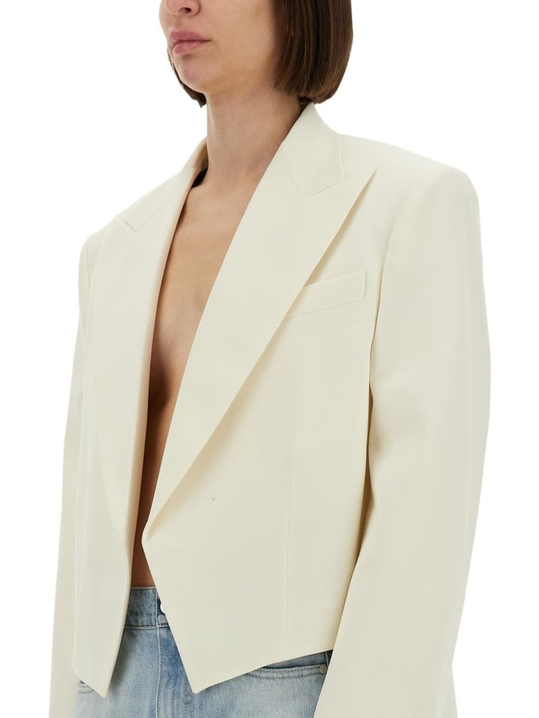 cropped blazer by Selfnex