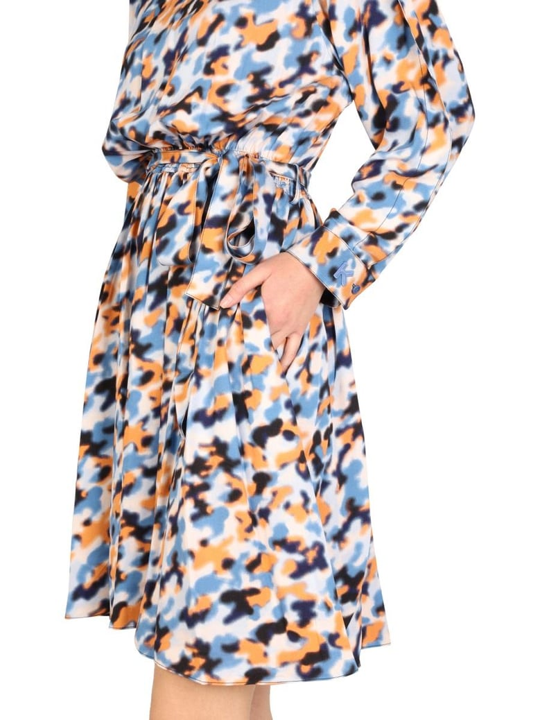 blurred flowers dress by Selfnex