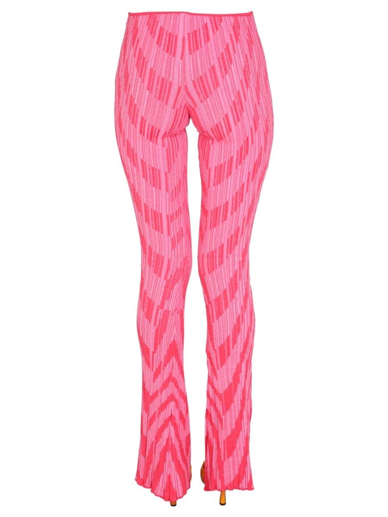 striped pattern pants by Selfnex