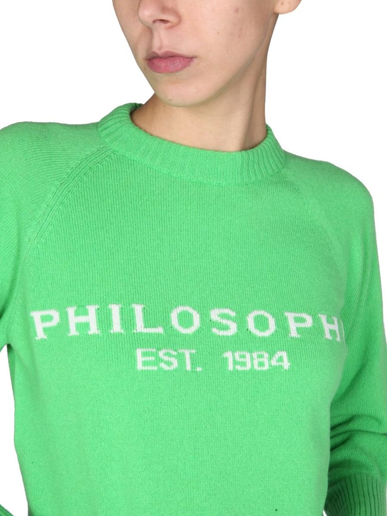 sweater with logo inlay by Selfnex
