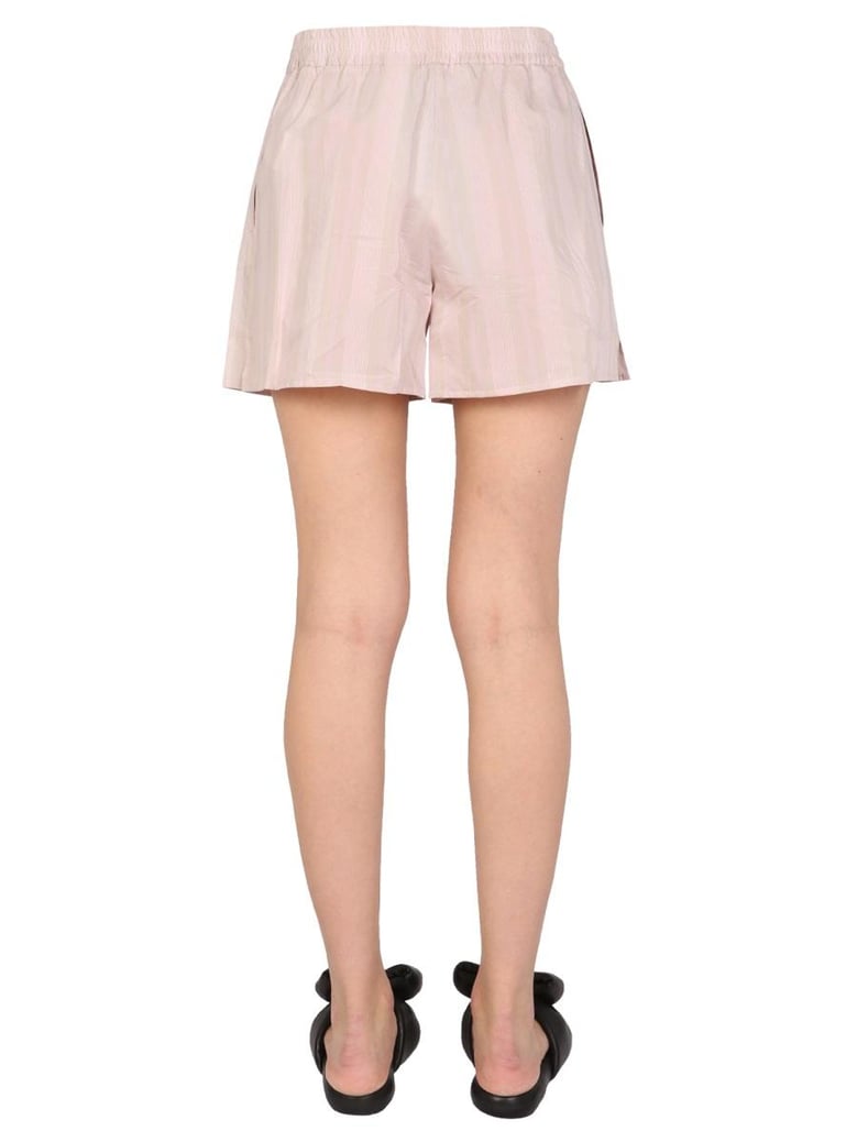 striped pattern shorts by Selfnex