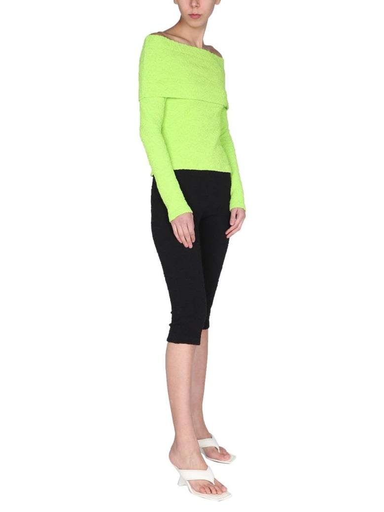 boat neck top by Selfnex