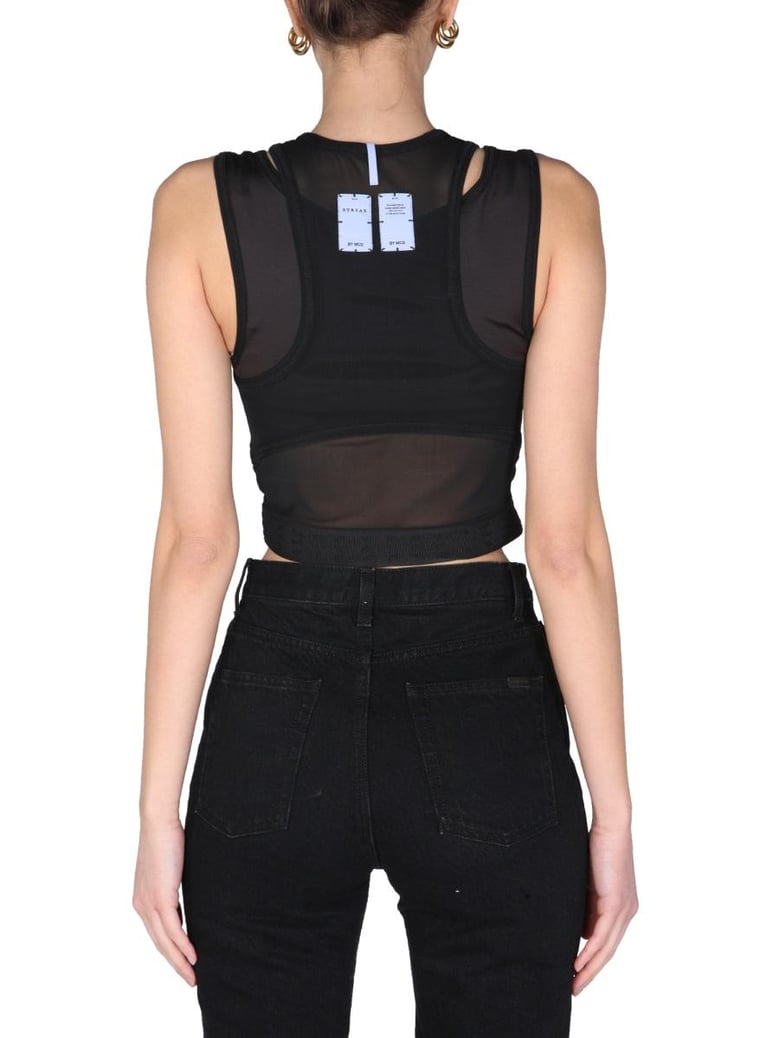 panelled sport top by Selfnex