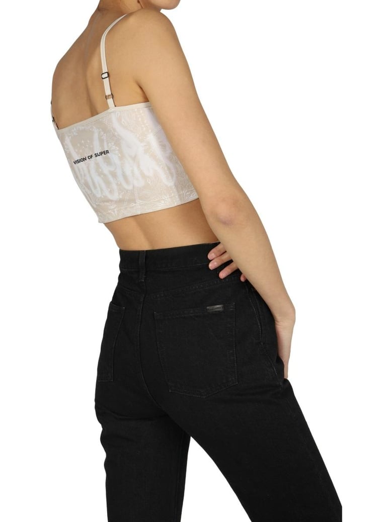 pailsey pattern crop top by Selfnex