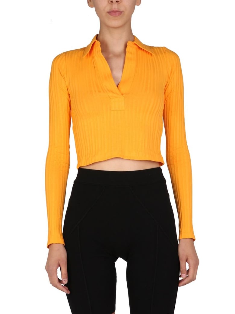 cropped polo by Selfnex