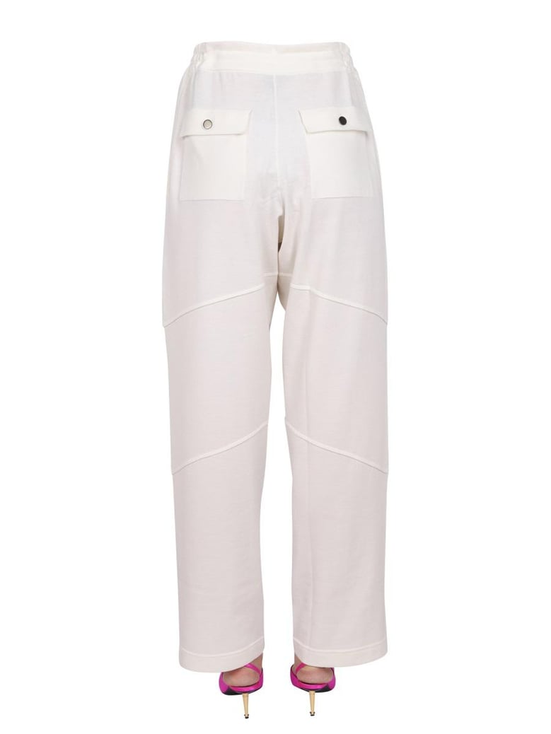 elastic jogging pants by Selfnex