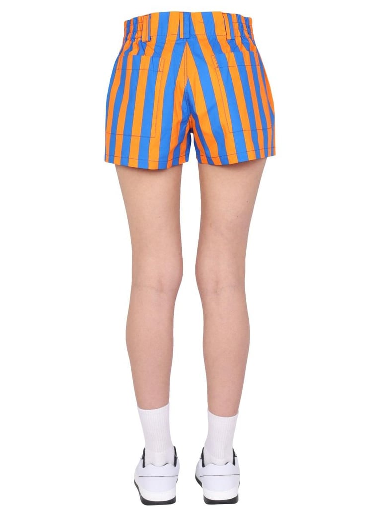 striped pattern shorts by Selfnex
