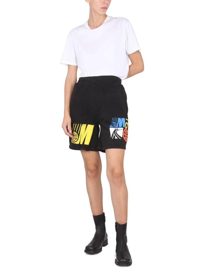 bermuda with logo print by Selfnex