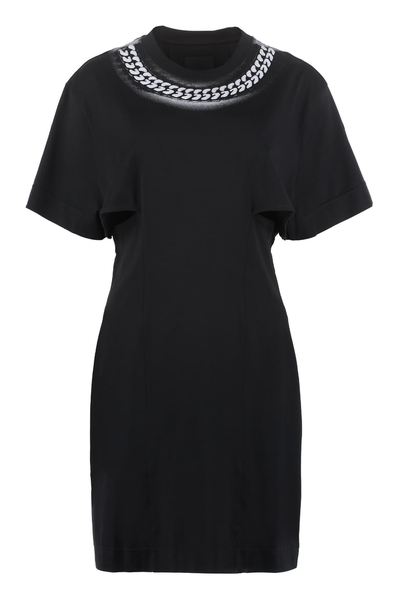 dress with 3d chain print by Selfnex