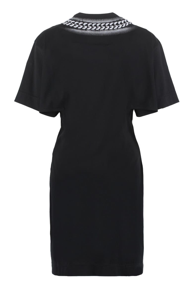 dress with 3d chain print by Selfnex