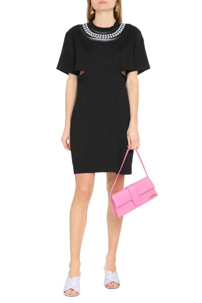 dress with 3d chain print by Selfnex