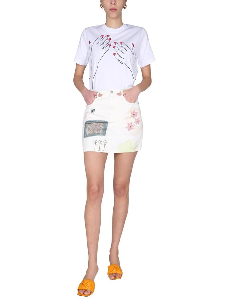 mini straight skirt by Selfnex