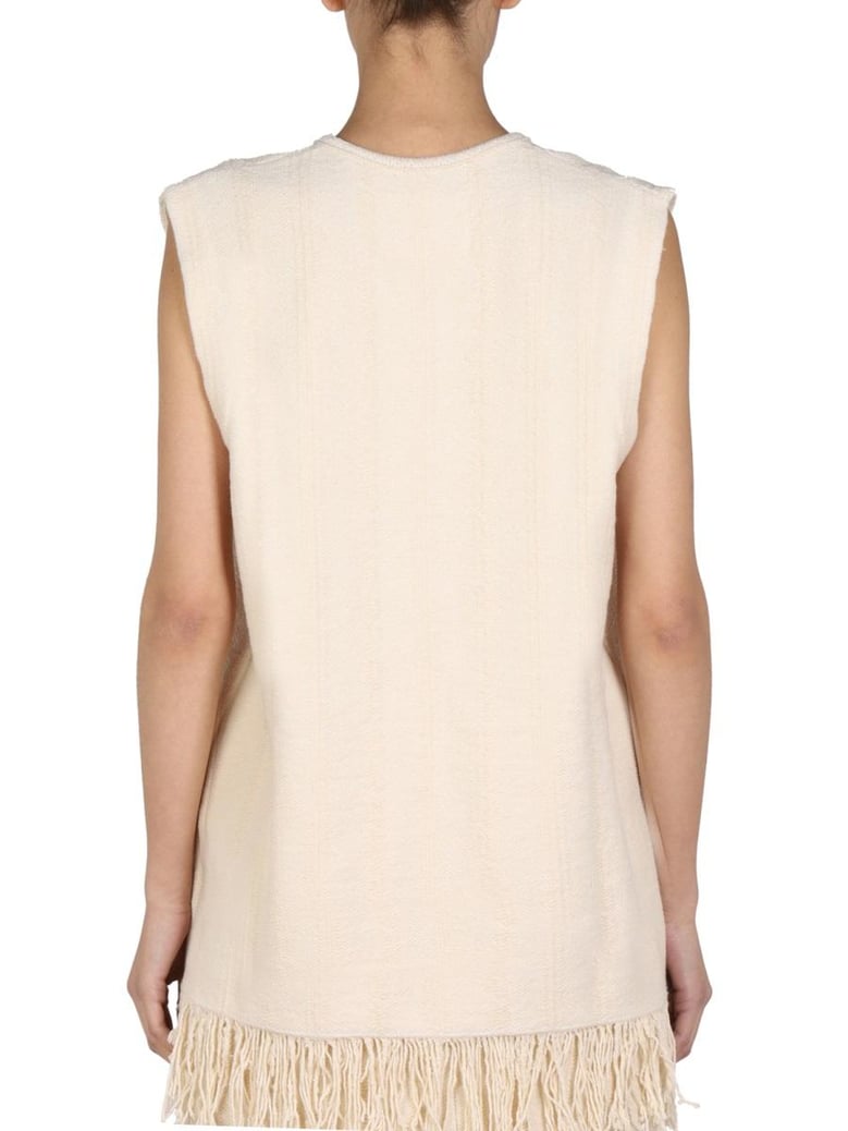 v-neck top by Selfnex