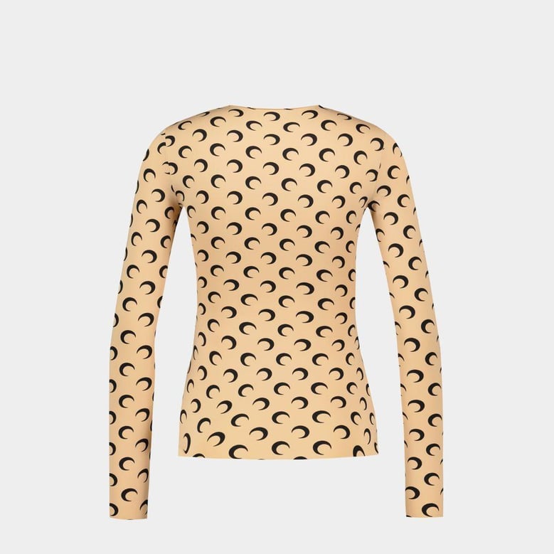 moon jersey crewneck top t shirt by Selfnex