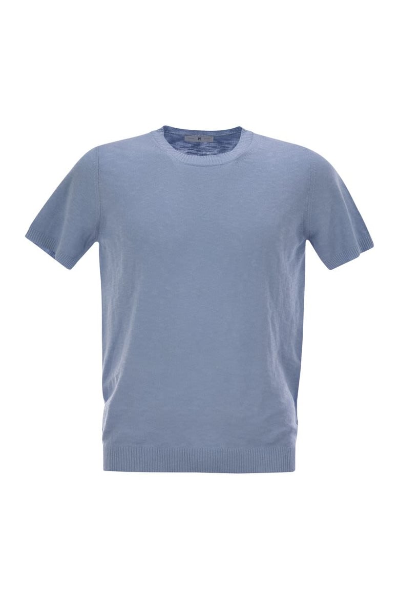 crew-neck short-sleeved cotton jersey by Selfnex