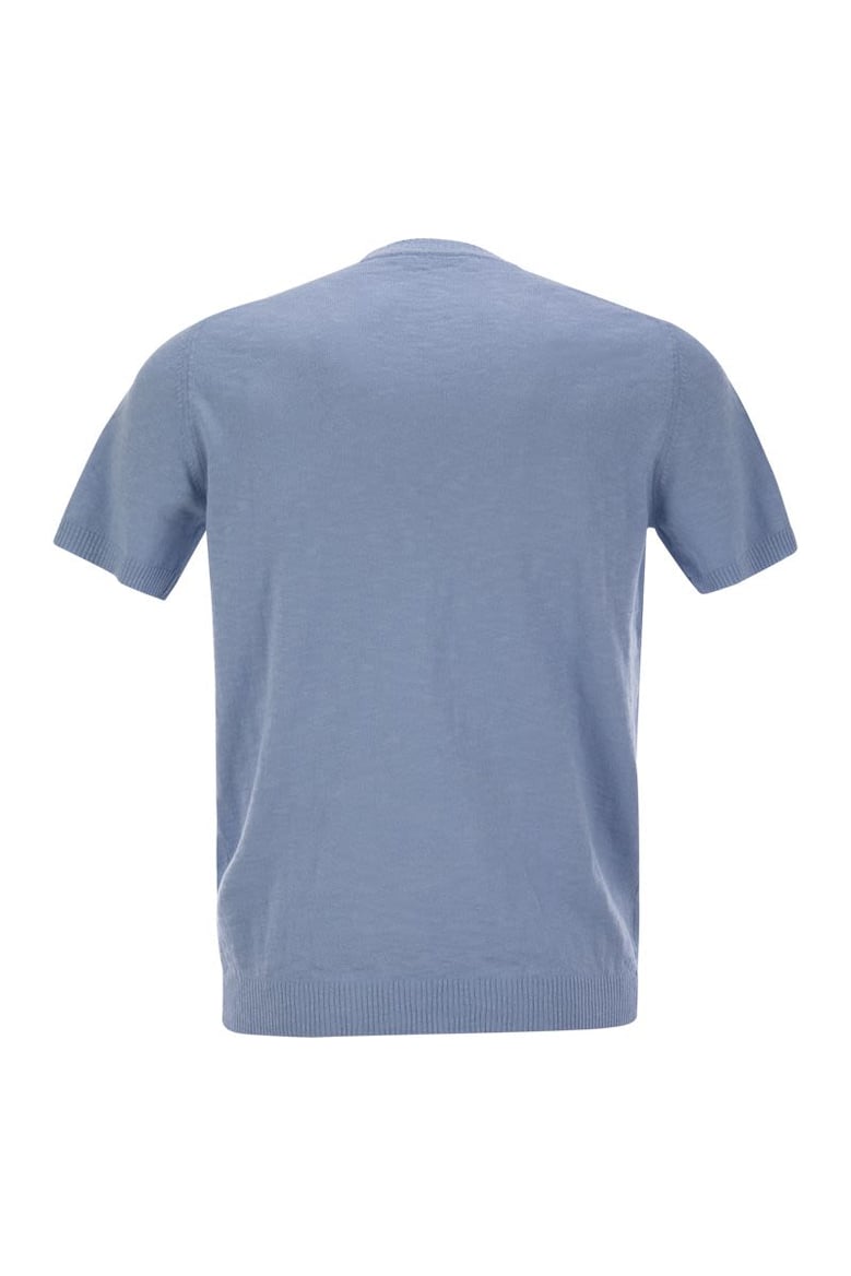 crew-neck short-sleeved cotton jersey by Selfnex