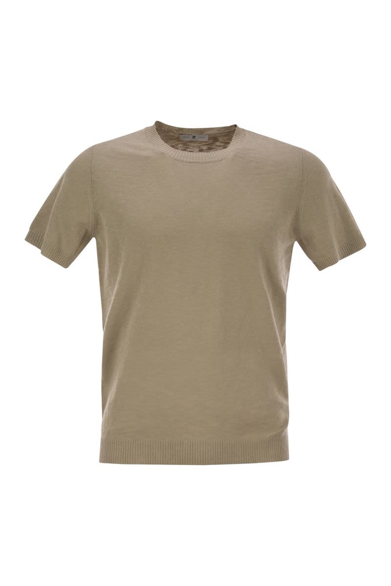 crew-neck short-sleeved cotton jersey by Selfnex