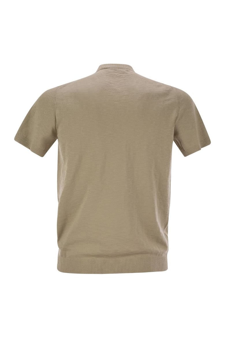 crew-neck short-sleeved cotton jersey by Selfnex