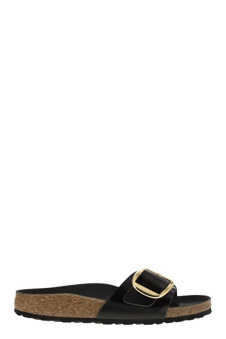 madrid big buckle - flat sandal by Selfnex