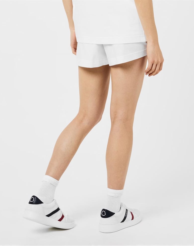 stripe detail logo shorts by Selfnex
