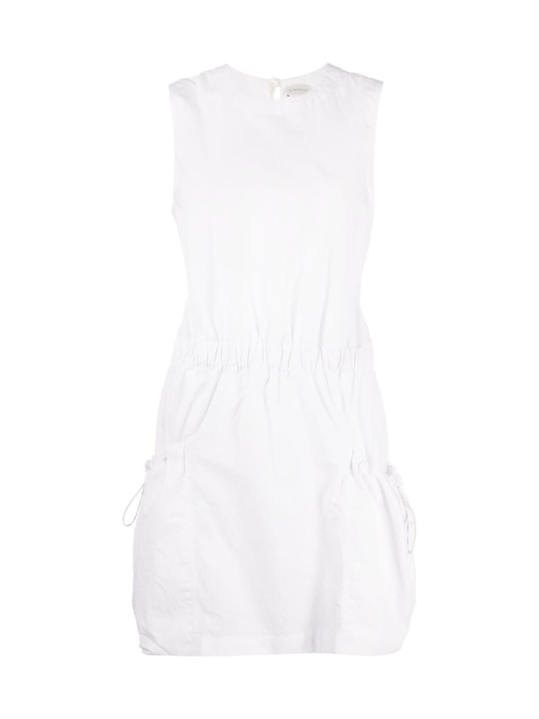 drawstring sleeveless dress by Selfnex